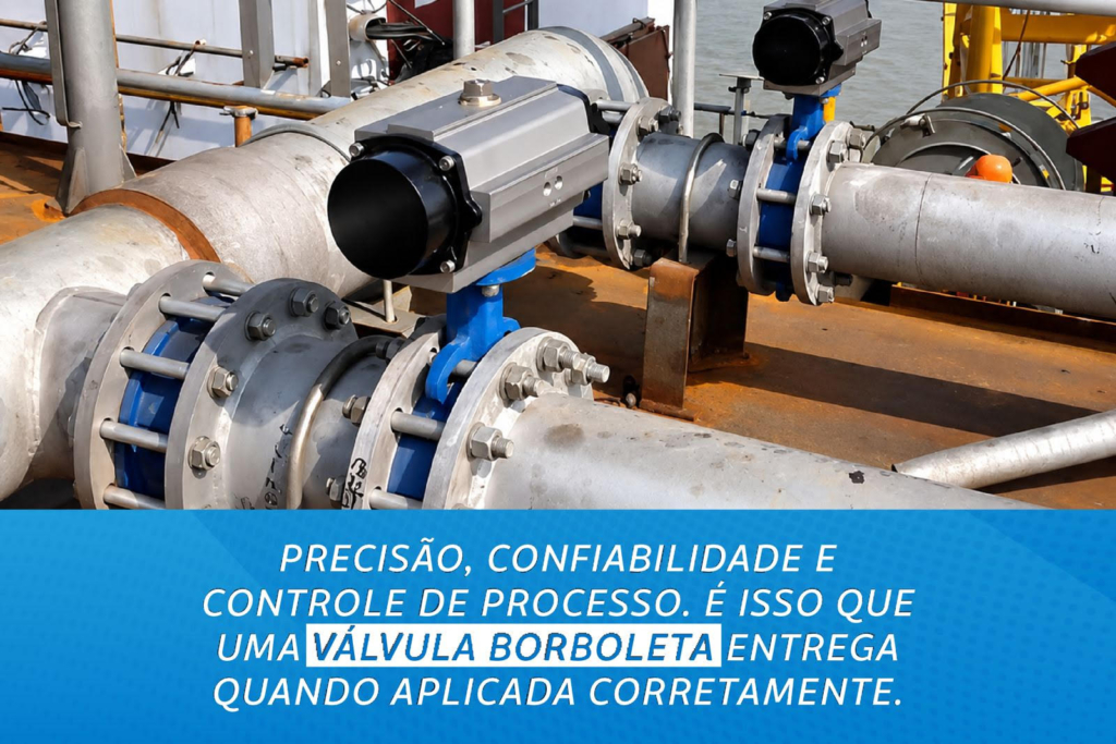 COMO AS VÁLVULAS BORBOLETA ATUADAS GARANTEM EFICIÊNCIA NO CONTROLE DE FLUXO