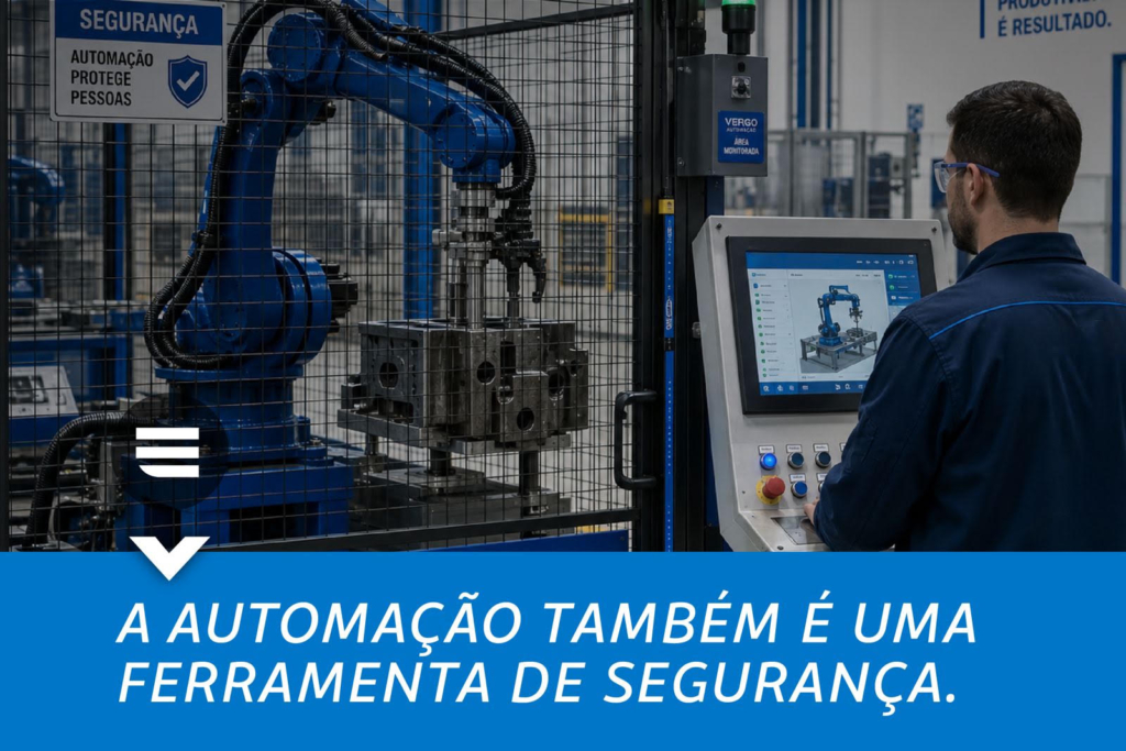 TECNOLOGIA E SEGURANÇA: COMO A AUTOMAÇÃO REDUZ RISCOS NA INDÚSTRIA